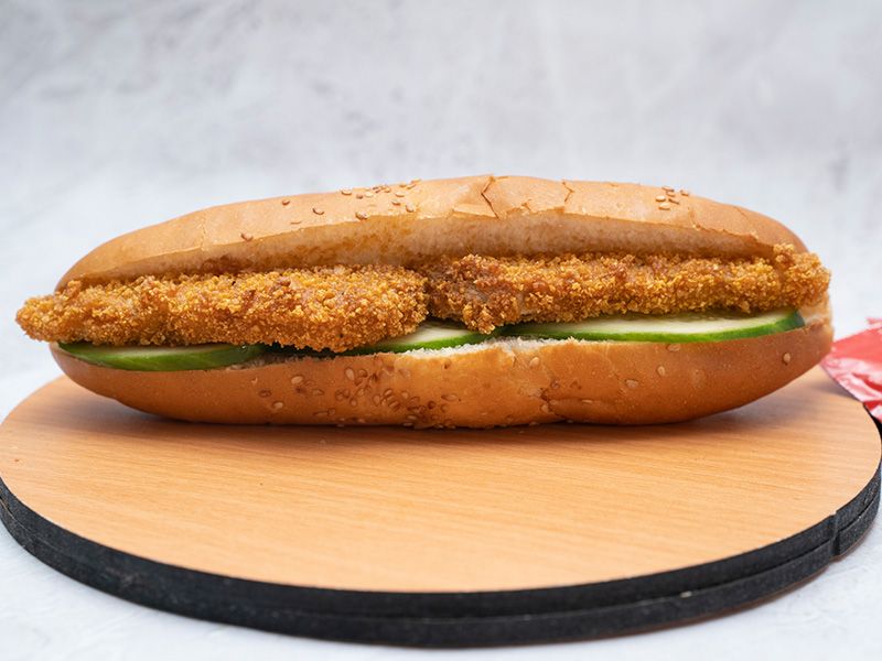 Cooked Chicken Pane Sandwich