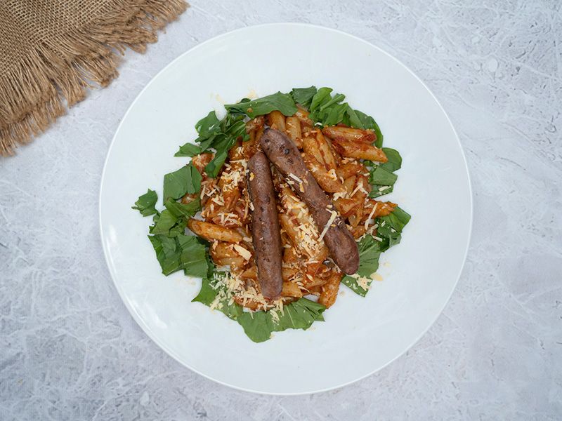 Oriental Sausage Pasta