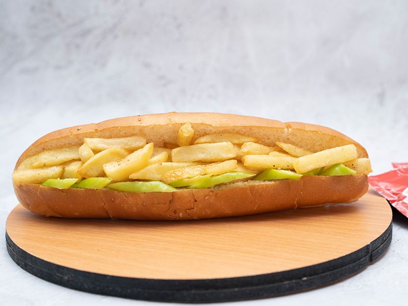 Pepper French Fries Sandwich