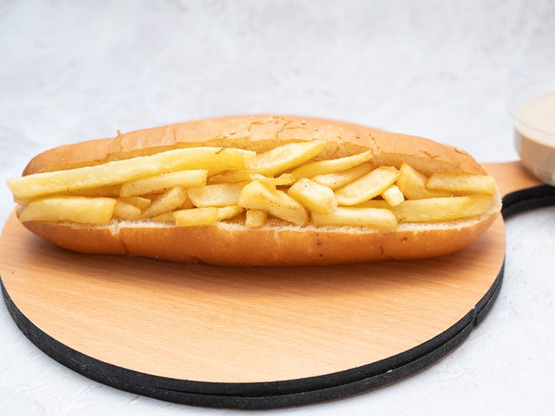 Plain French Fries Sandwich