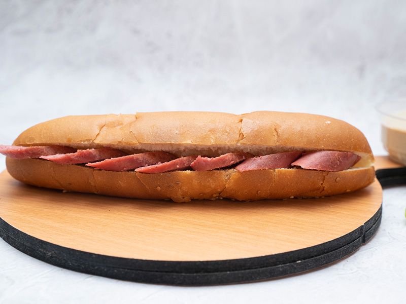 Plain Sausage Sandwich