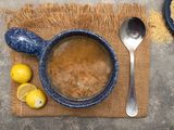 Orzo Soup With Meat Pieces