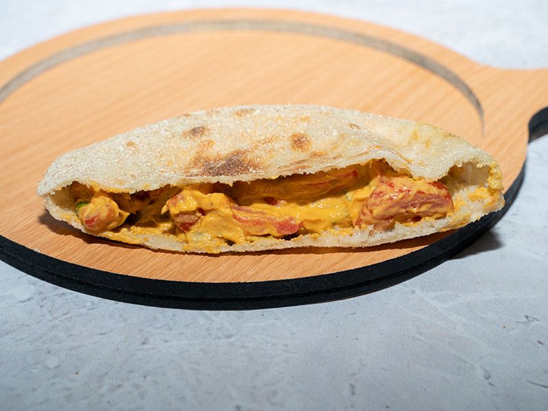 Old Cheese With Tomato Sandwich