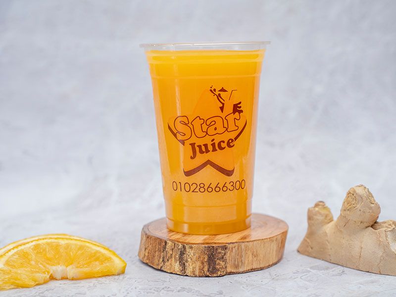 Orange With Ginger Juice