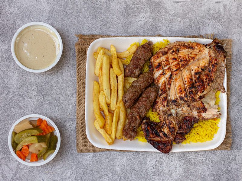 Chicken And Kofta Meal