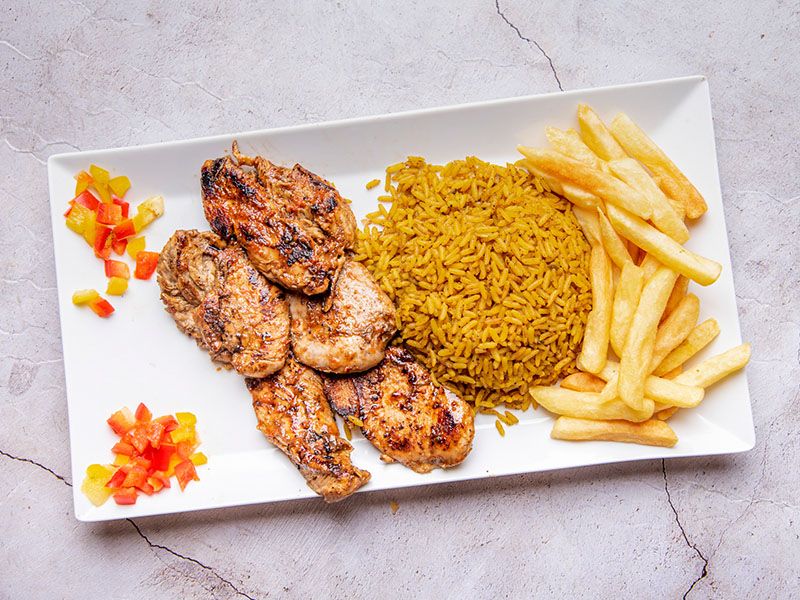 Grilled Chicken Breasts Meal