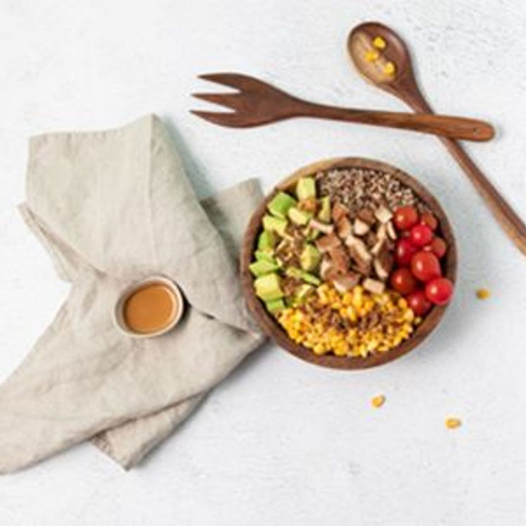 Nutty Grilled Chicken & Quinoa + White Rice