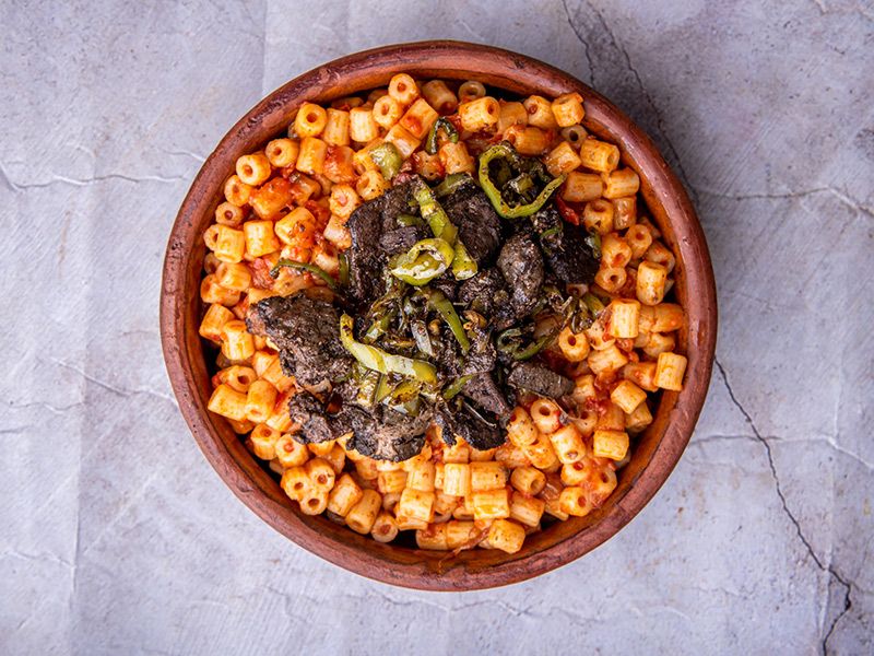 Mix Liver Pasta Platter