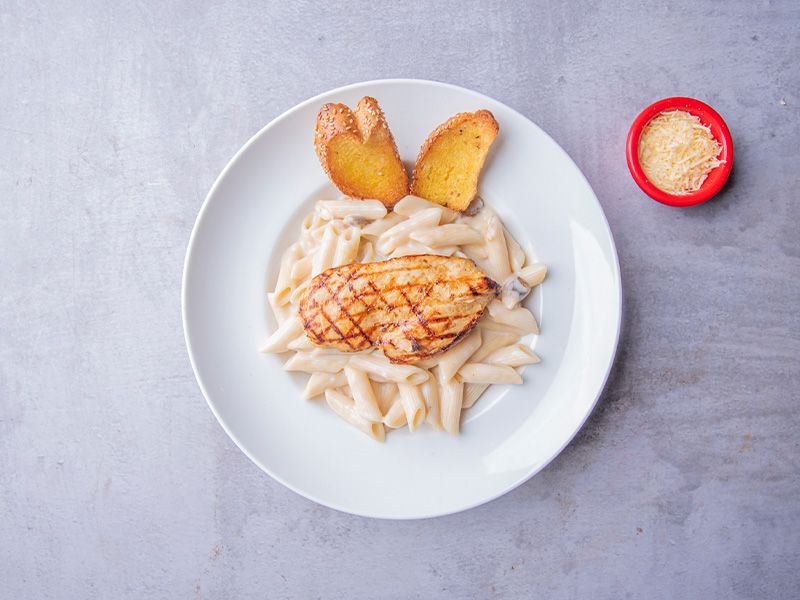 Penne Chicken And Mushroom Alfredo