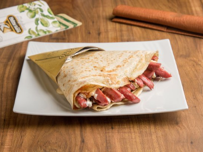 Hot Dog Crepe