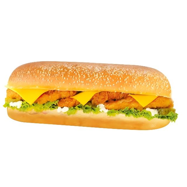 Chicken Pane With Mozzarella Cheese Sandwich