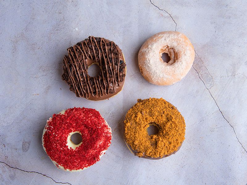 4 Donuts Box