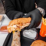 French Bread Shawerma Sandwich