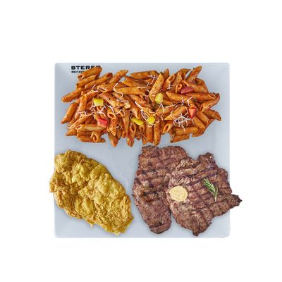 Grilled Veal & Country Chicken