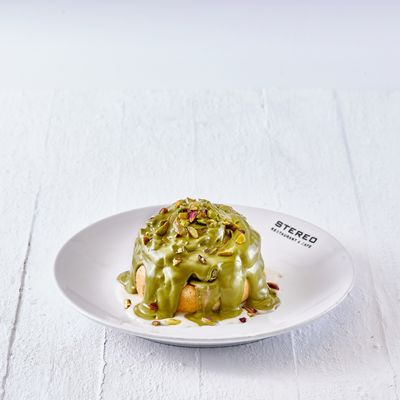 Pistachio Cinnamon Roll