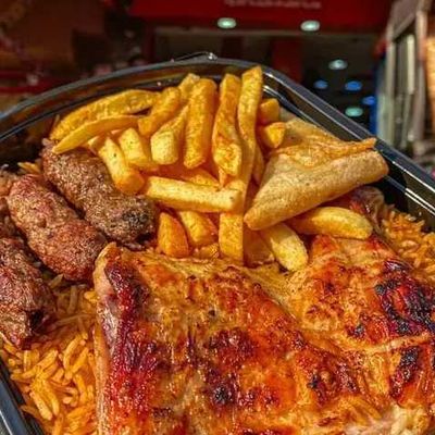 Kofta Meal With A Quarter Chicken Thigh