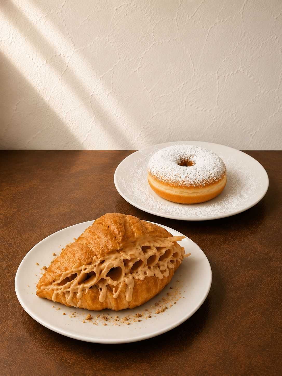 Smoked Turkey Sandwich And Donut