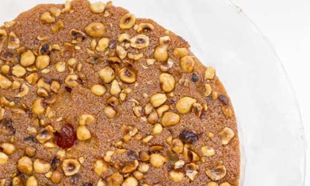 Basbousa With Hazelnut