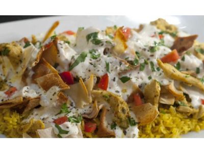 Chicken Shawerma Fatteh Platter