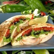 Taamia And Eggplant Sandwich