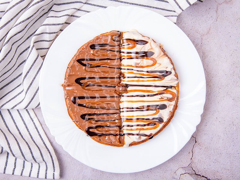 Half And Half Waffle