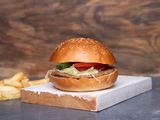 Plain Beef Burger Sandwich