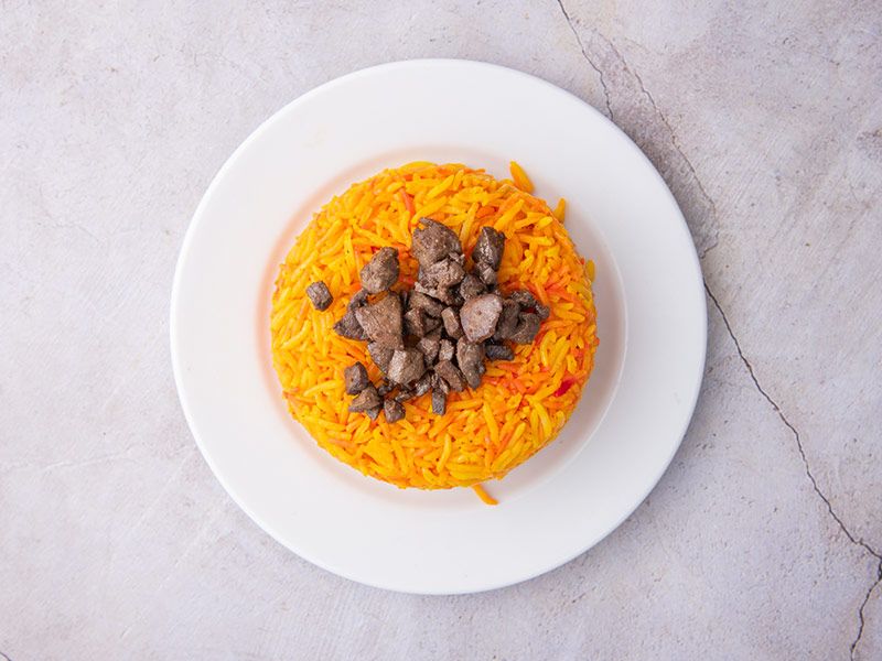Basmati Rice With Liver And Kidney