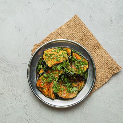 Fried Eggplant Platter