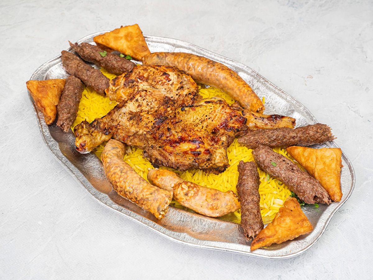 Kofta Tray With Tahini