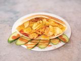 Potato Chips Ketchup Mayonnaise Sandwich