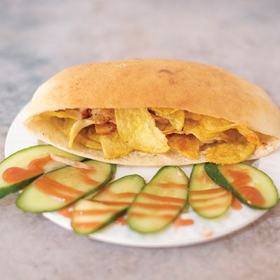 Eggs With Potato Chips