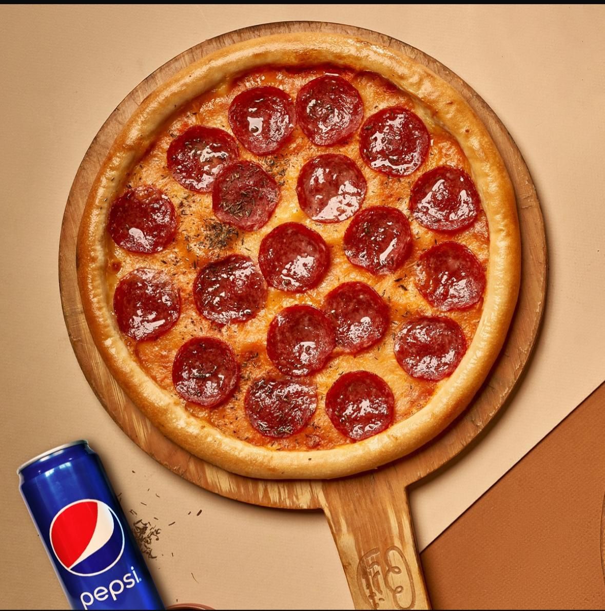 Pepperoni pizza + cane free
