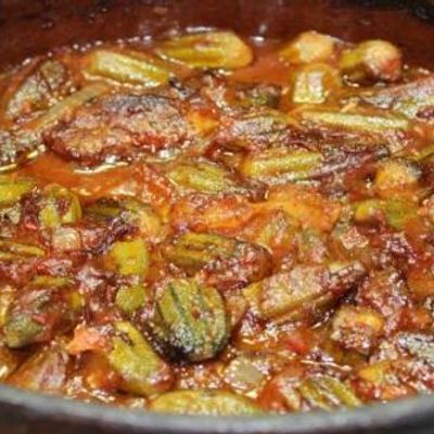 Oxtail With Okra