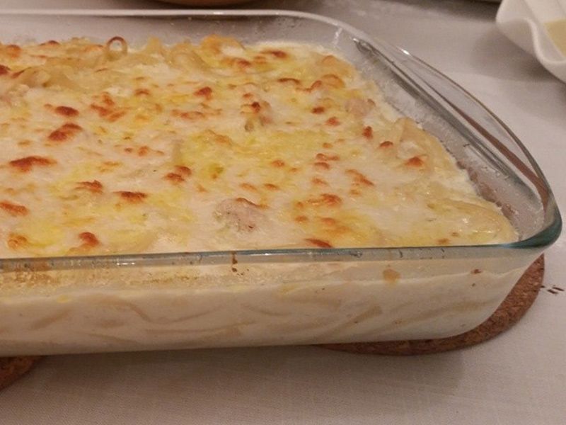 Negresco Pasta With Spicy Pane Zinger Casserole