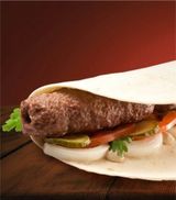 Kofta Lebanese Bread Sandwich