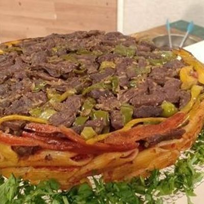 Liver Mozarela Cheese Casserole