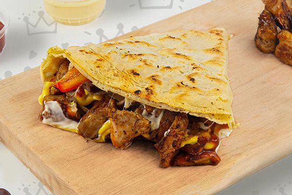 Meat mix crepe