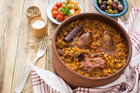Oven Baked Rice Chicken Tagine