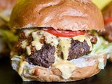 Texas Buffalo Burger Sandwich