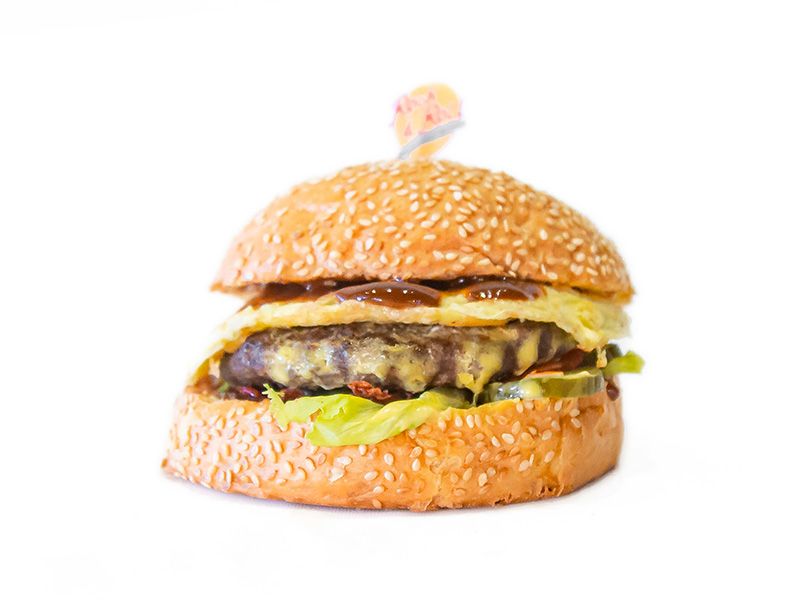 Rock and Roll Burger Sandwich