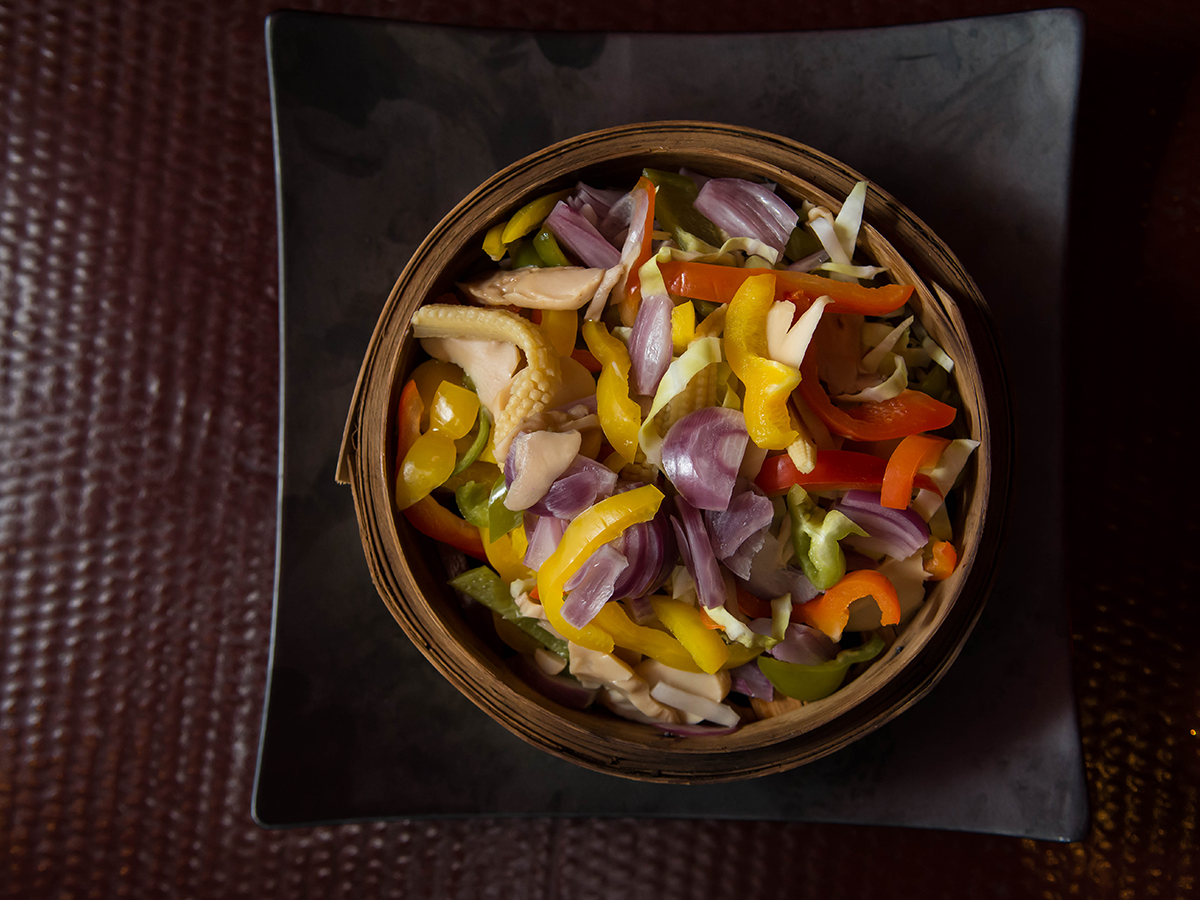 Steamed Asian Vegetables