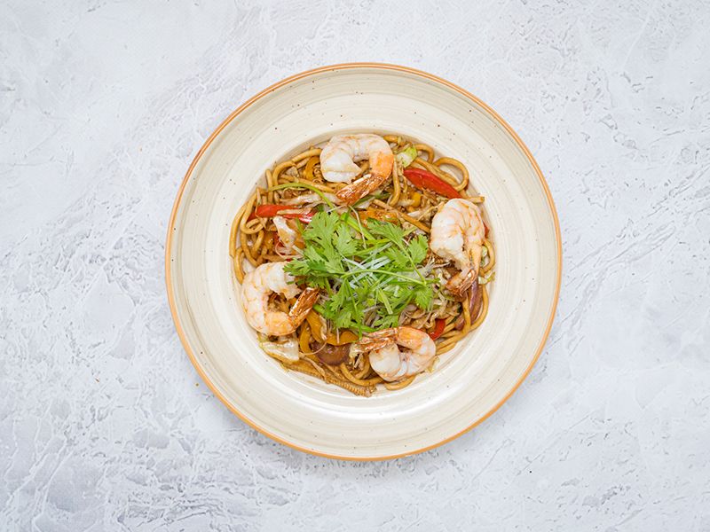 Noodles Egg With Shrimp