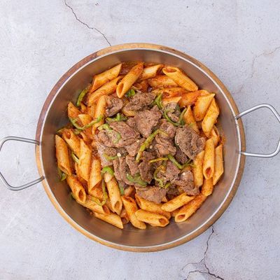 باستا مع كبدة
