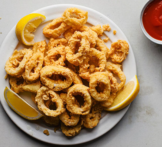 Fried Squid 1/2 Kg