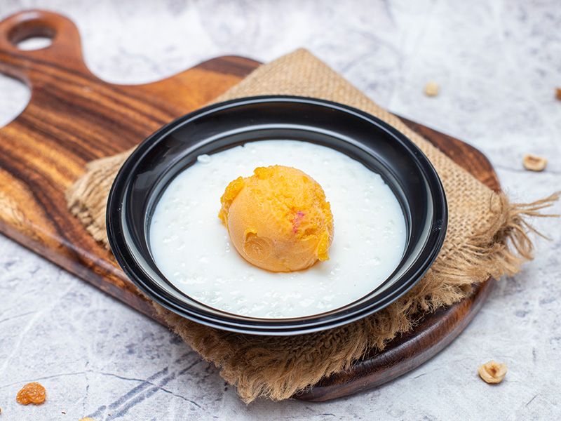 Rice Pudding With Ice Cream