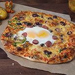 Oriental Pastrami Pizza