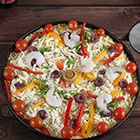 Oriental Seafood Pizza
