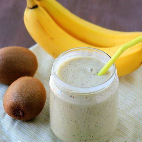 Kiwi With Banana Cocktail