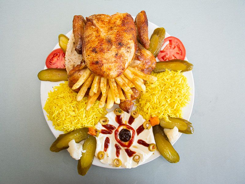 Whole Charcoal Grilled Chicken