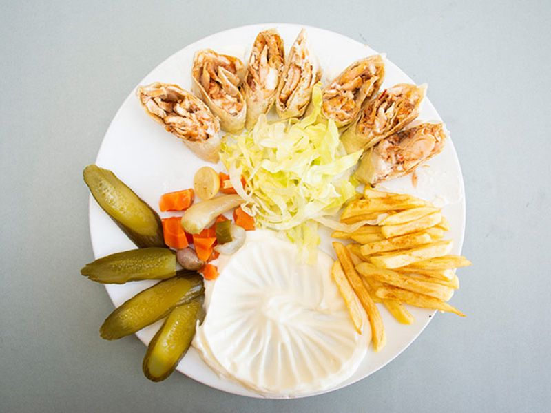 Arabian Chicken Shawerma Meal